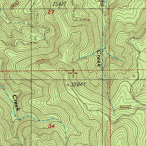 Topographic Map of Marine Ridge, OR