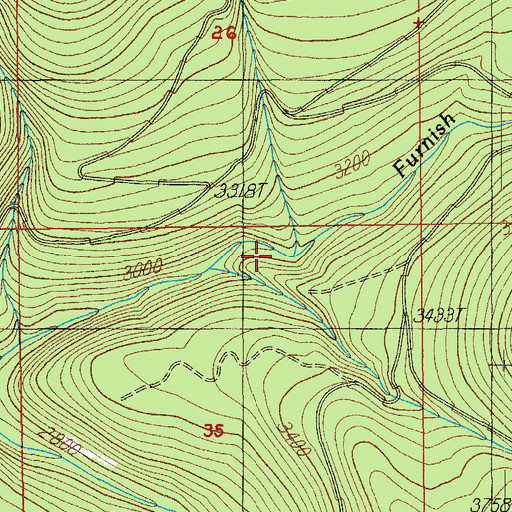 Topographic Map of Pocher Creek, OR