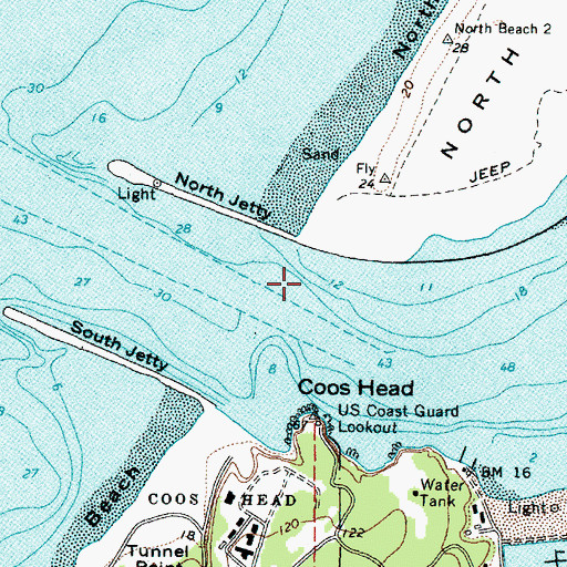 Topographic Map of Entrance Range, OR
