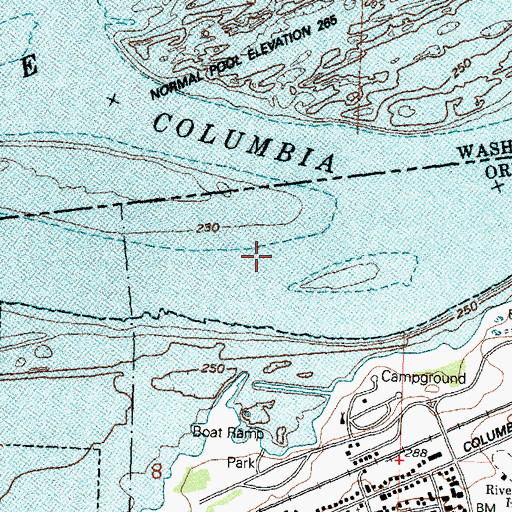 Topographic Map of Messinger Lower Range, OR