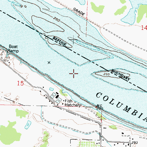 Topographic Map of Irrigon Lower Range, OR