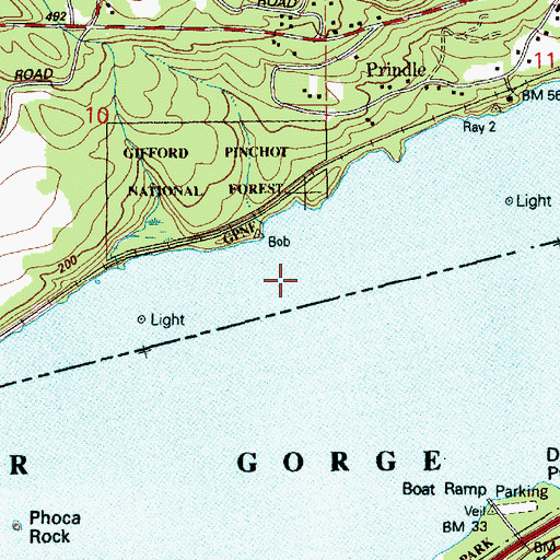 Topographic Map of Candiana Channel, OR