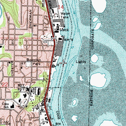 Topographic Map of Ferndale Lower Range, OR