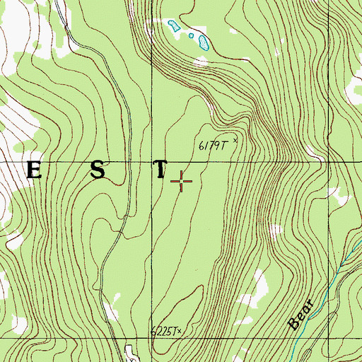Topographic Map of Dog Prairie Shelter, OR
