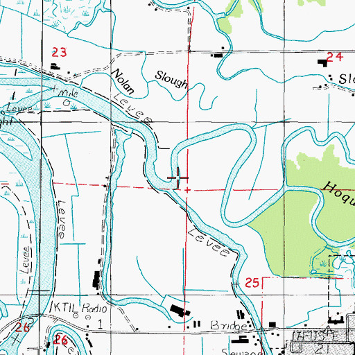 Topographic Map of Ox Bow Bend, OR