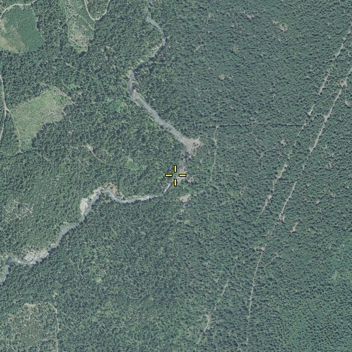 Aerial/Satellite Image of Natural Bridge, OR