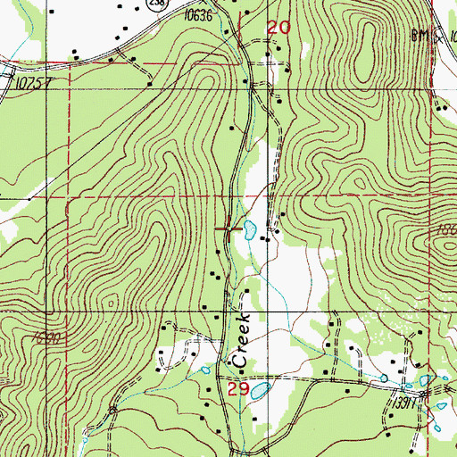 Topographic Map of Fifer Reservoir, OR