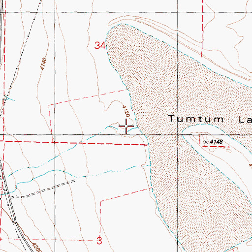 Topographic Map of Catlow Creek, OR