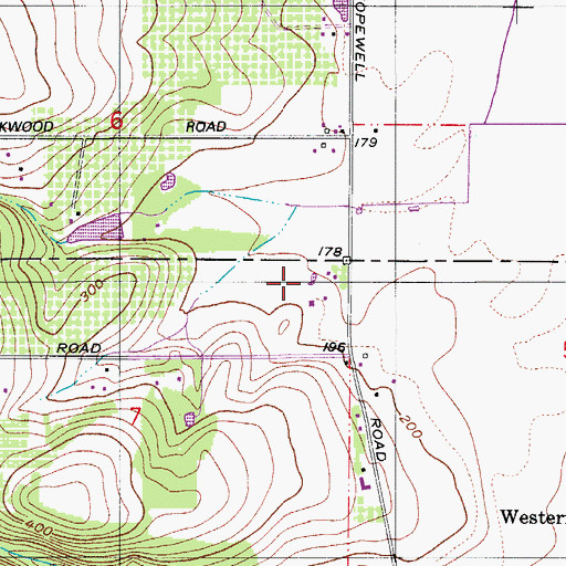 Topographic Map of Goffrier Pond, OR
