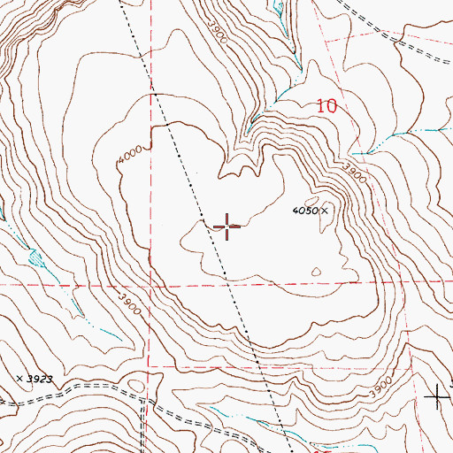 Topographic Map of Farley Hills, OR