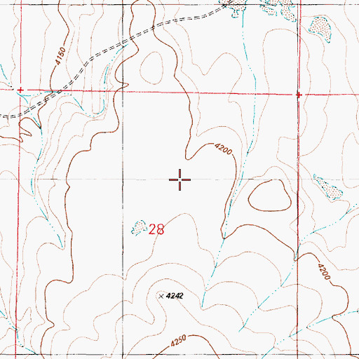 Topographic Map of Crooked Creek Range, OR