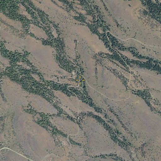 Aerial/Satellite Image of Mud Spring, OR
