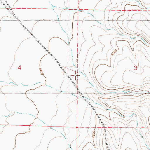 Topographic Map of Als Canyon, OR