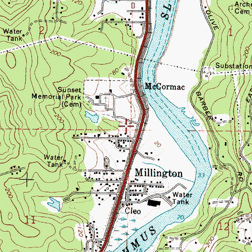 Topographic Map of Bowron Gulch, OR