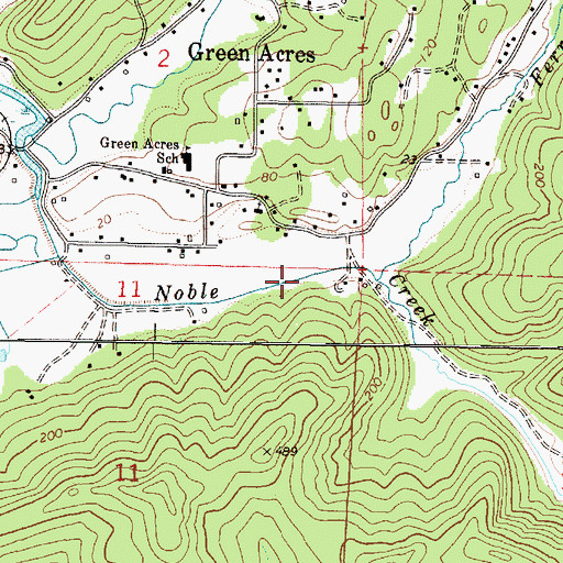 Topographic Map of Kruse Ponds, OR