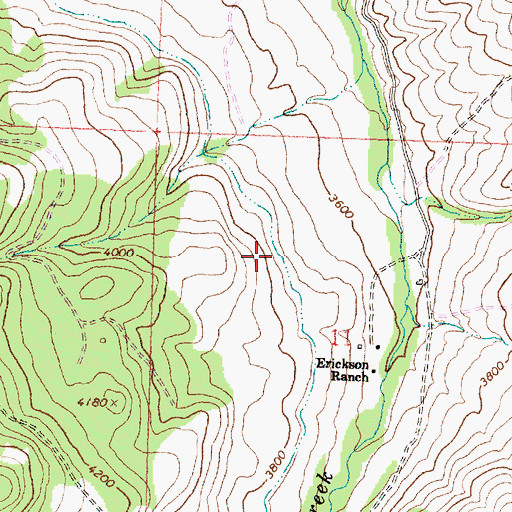 Topographic Map of Philling-McFadden Ditch, OR