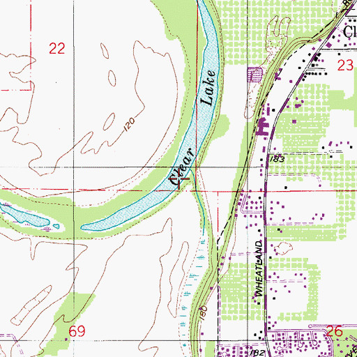 Topographic Map of Claggett Creek, OR