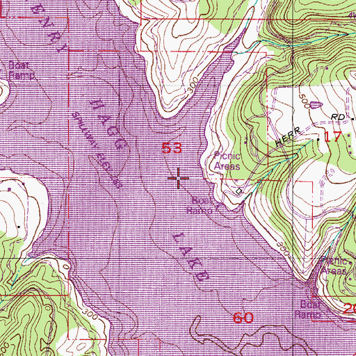 Topographic Map of Forest Dale School (historical), OR
