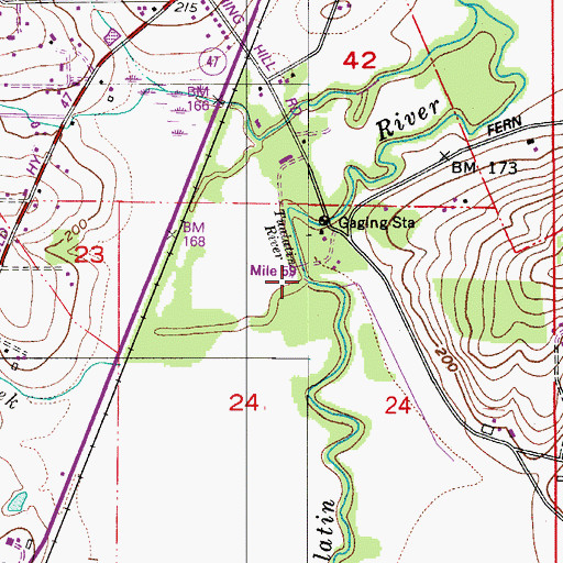Topographic Map of O'Neil Creek, OR