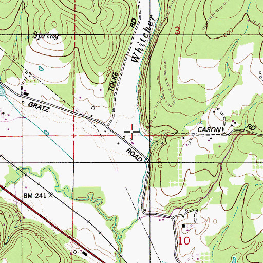 Topographic Map of Tolke Canyon, OR