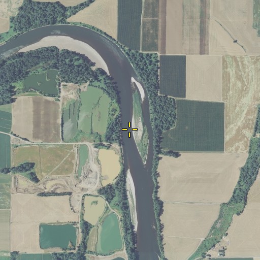 Aerial/Satellite Image of Woods Landing, OR
