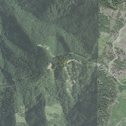 Aerial/Satellite Image of Bartrums Rock, OR