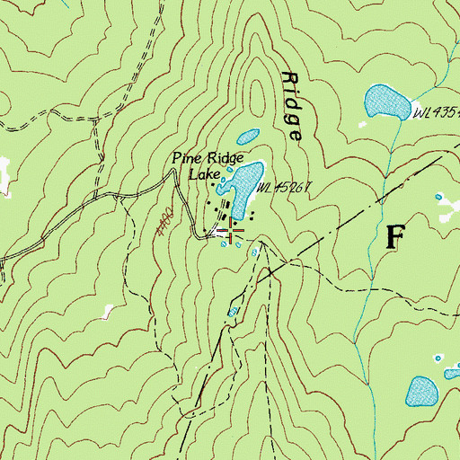 Topographic Map of Camp Pioneer, OR