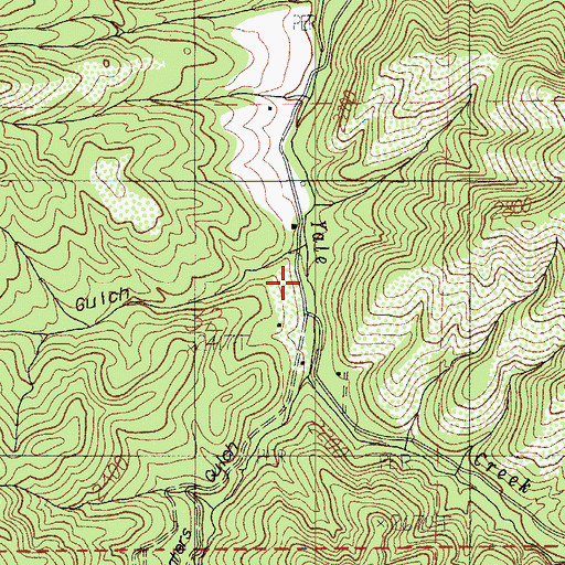 Topographic Map of First Water Gulch, OR