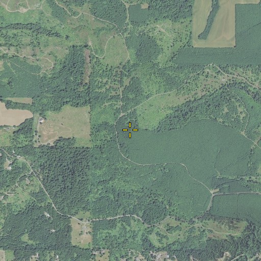 Aerial/Satellite Image of Iowa Hill, OR