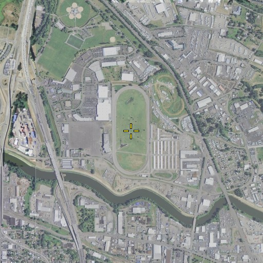 Aerial/Satellite Image of Portland Meadows, OR