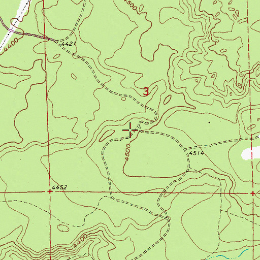 Topographic Map of Shevlin (historical), OR