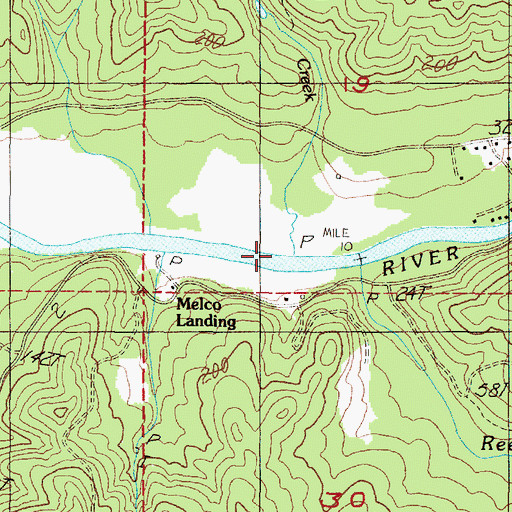Topographic Map of Foster Creek, OR