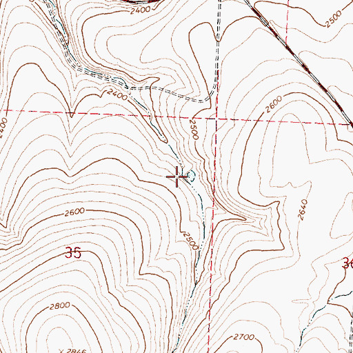 Topographic Map of Zinter Pond, OR