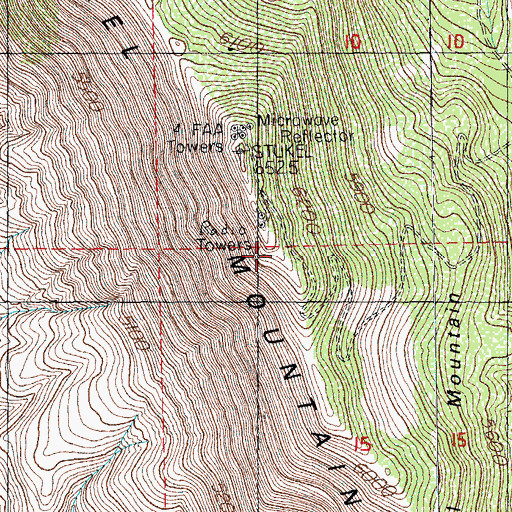 Topographic Map of KOTI-TV, OR