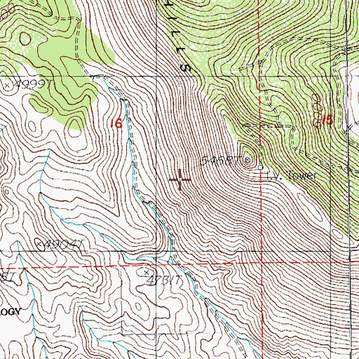 Topographic Map of KOTI-TV, OR