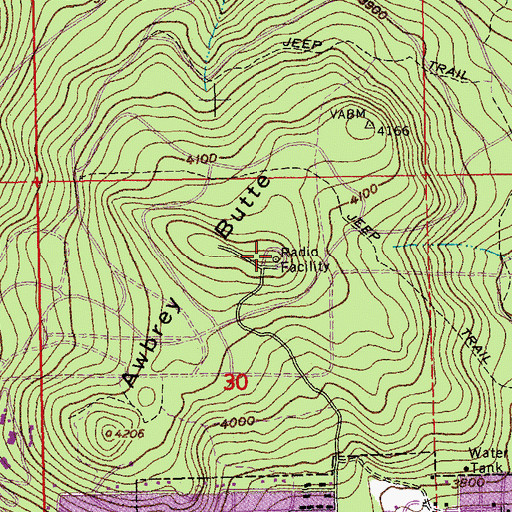 Topographic Map of KICE-FM, OR