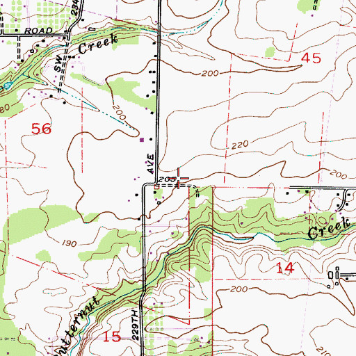 Topographic Map of KUIK-AM, OR