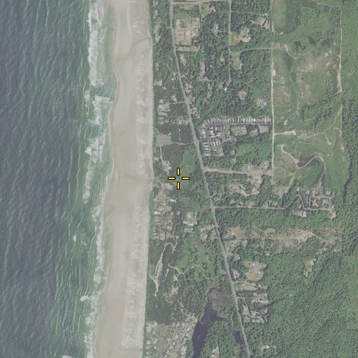 Aerial/Satellite Image of Friday Creek, OR