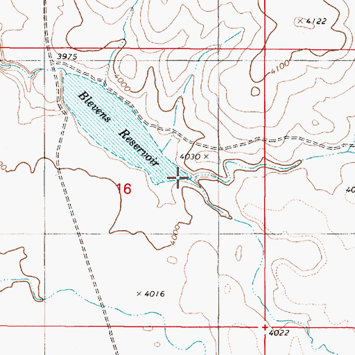 Topographic Map of Corbin Creek, OR