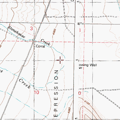 Topographic Map of Stonehouse Canyon, OR