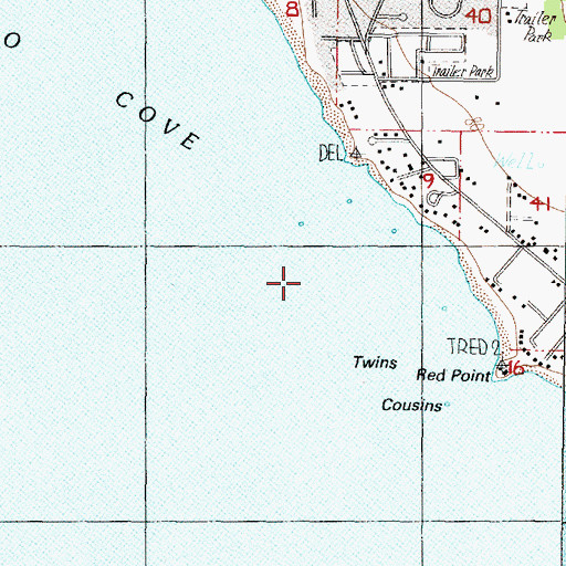 Topographic Map of White Rock, OR