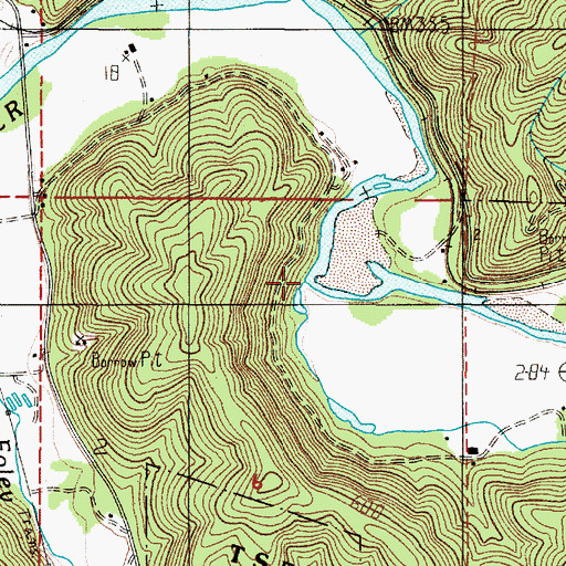 Topographic Map of School Creek, OR
