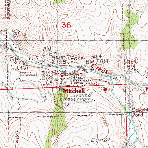 Topographic Map of Paynes Pond, OR