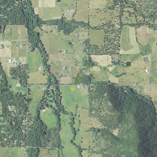 Aerial/Satellite Image of Whittier Reservoir, OR