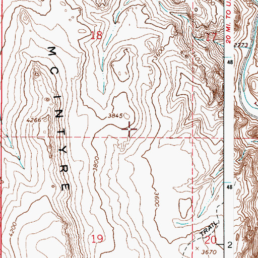 Topographic Map of Succor Creek State Park, OR
