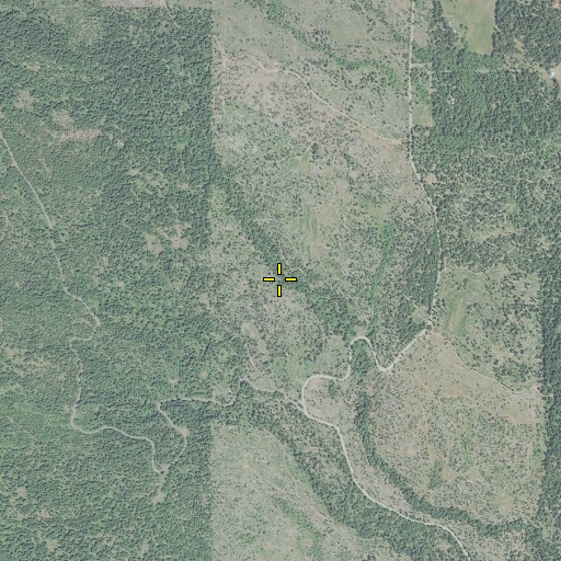 Aerial/Satellite Image of Hurd Creek, OR