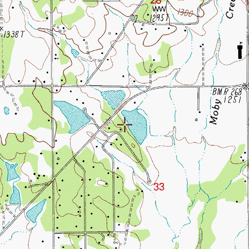 Topographic Map of Lester James Reservoir Number 3, OR