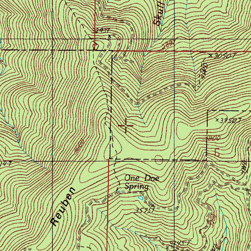 Topographic Map of Pix Mine, OR