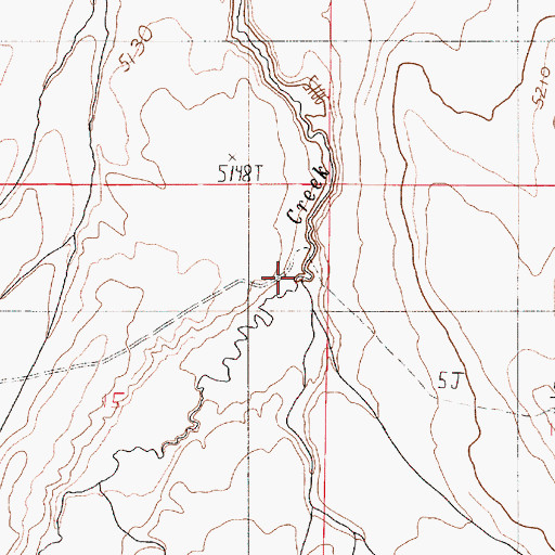 Topographic Map of Cavieta Creek, OR