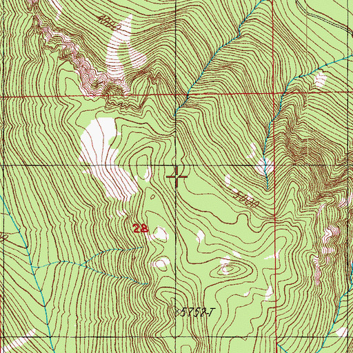 Topographic Map of Cornpatch Prairie, OR